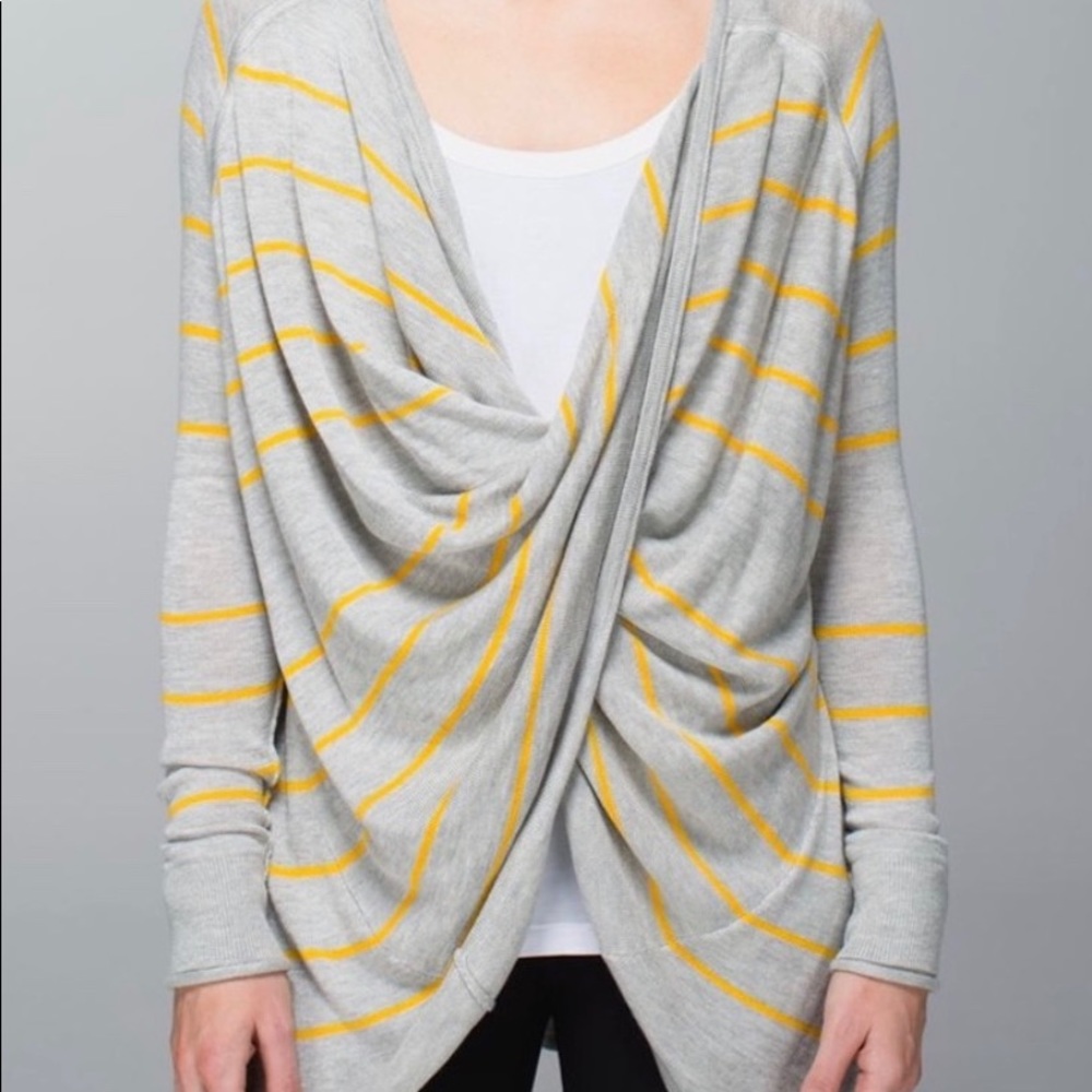 Lulu lemon twist and wrap sweater